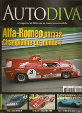 AUTODIVA 17 GORDINI T32 55 57 SERENISSIMA 64 70 ALFA ROMEO 33TT12 CHEVRON B16 69