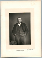W. & D. Downey, London, Sir Henry Roscoe  vintage print. Photo collée sur carton