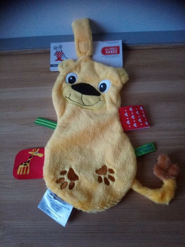 Doudou plat ours jaune