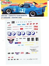 .decal Corvette Team Baretta