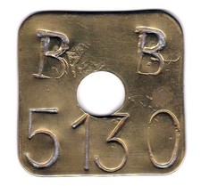 Jeton en cuivre - Benzène -