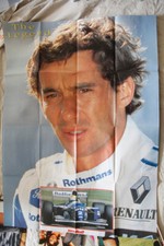 Ayrton Senna da Silva Formula F1 Take That Robbie Williams Poster Finland 1990s