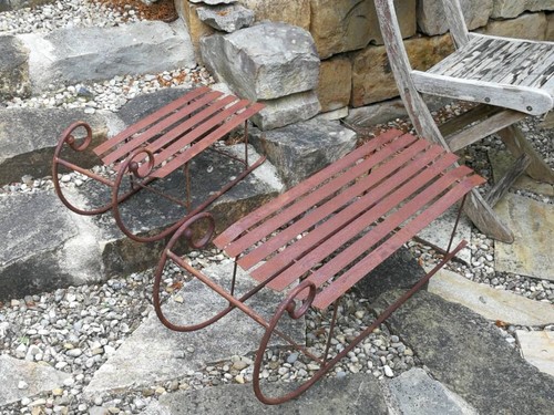 Traîneau décoratif - , en