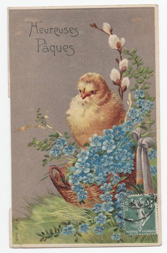 Old postcard fantasy - , relief