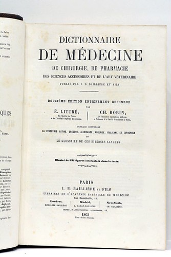 Littré robin dictionnaire - littrÉ, et