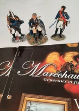 Lot De 3 Soldats En Plomb  HACHETTE Maréchaux D'empire N°12,11,10