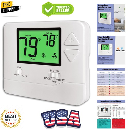 Non programmable thermostats - non-programmable,