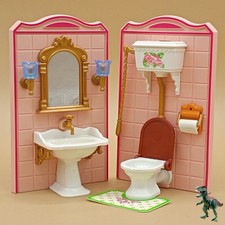 Playmobil salle de bain-père