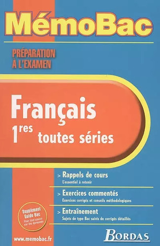 Memo prepa exam francais - memo, exam.