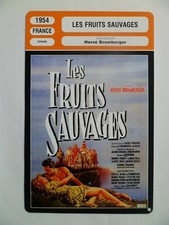 CARTE FICHE CINEMA 1954 LES FRUITS SAUVAGES Estella Blain Evelyne Ker Marianne L