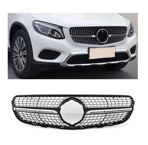 Calandre diamant noir - , chrome
