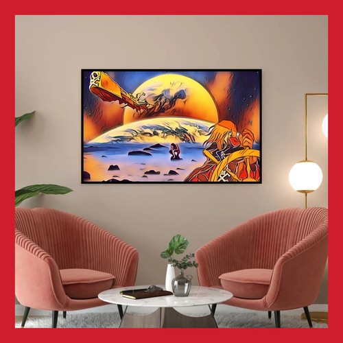 Affiche neopop toile - affiche,