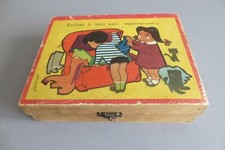 ancien Jeu de cubes bois