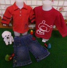 lot 9 vêtements enfant 6 mois garçon,jean,sweat,pantalon,gilet ...........