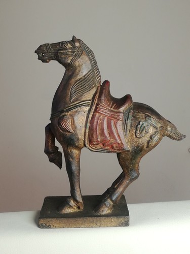 Cheval ancien chinois bois - cheval, en