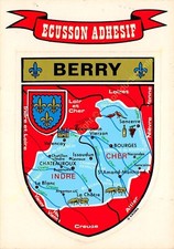 CARTE POSTALE ECUSSON ADHESIF BERRY