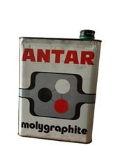 ANCIEN BIDON HUILE PLEIN