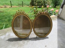 ancien cadre photo double en