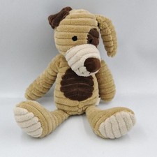 Doudou chien beige marron CA