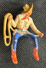 Vintage - 9 Cavaliers cowboys et indiens sans chevaux - 1960 - Starlux