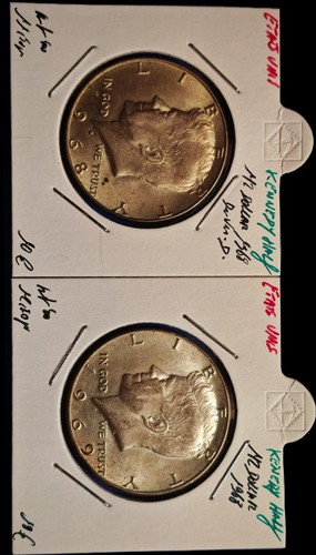 Lot monnaie argent half dollar - lot,