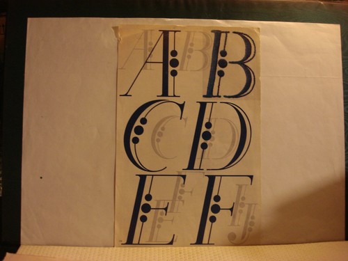 Lettres papier appliquer - papier,