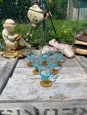 6 anciens petits verres