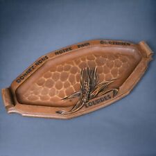 Planche à Pain Vintage Lourde en Bois - 'Donnez-nous Notre Pain Quotidien'