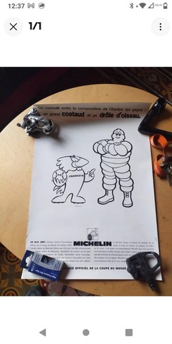 Affiche michelin coupe - affiche,