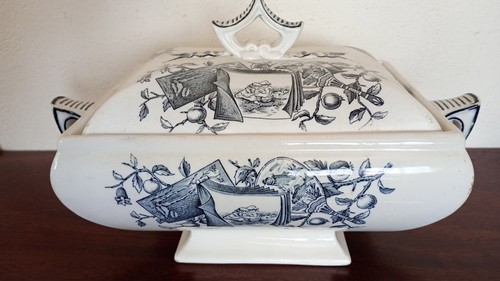 Soupière faïence ancienne - soupiÈre,
