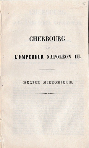 Cherbourg sous empereur - sous, l'empereur