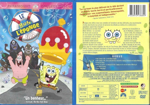 Dvd bob eponge dessin - eponge,