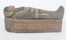 PHQROH UNIQUE FAIT MAIN ANCIENNE EGYPTIENNE ISIS Reine Ushabti Coffin Tomb St...