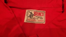 RARE CHEMISE WESTERN BRONCO