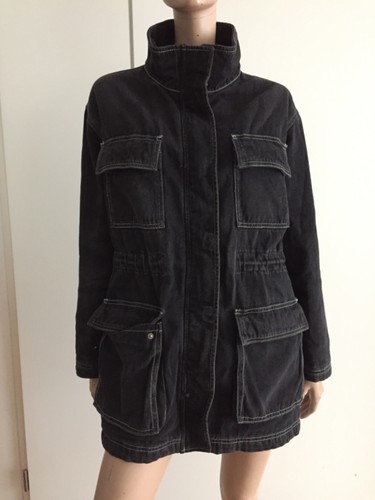 Parka jean noir taille - parka, s