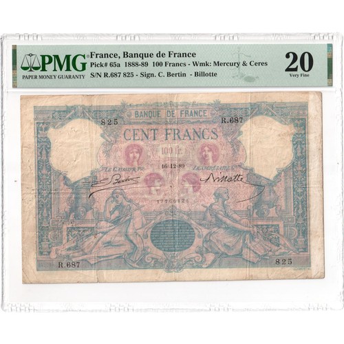 France 100 francs - bleu, et
