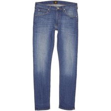 Lee Luke  Homme Bleu Skinny Slim Stretch Jeans W32 L32 (107066)