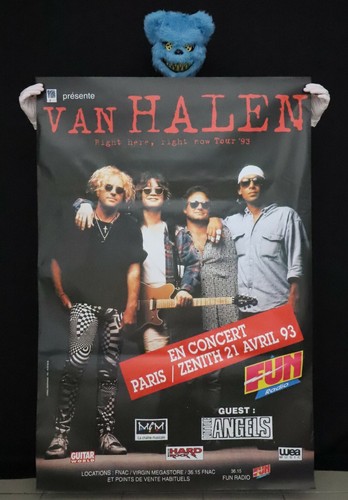 Van halen affiche originale - halen,