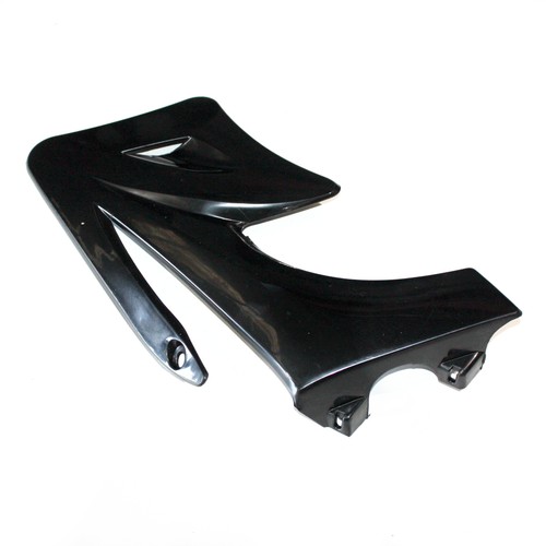 Black plastic front right tank - black,