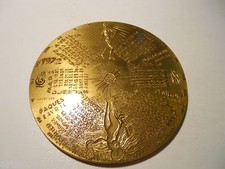 1972 MÉDAILLE Bronze
