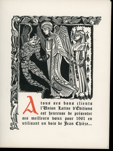 Gravure sur bois - :, pour