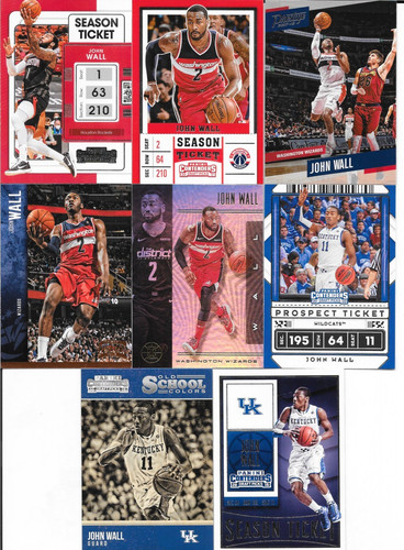 John wall basketball card - card, lot