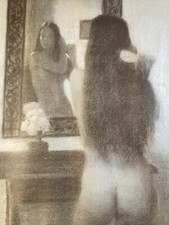 Belle lithographie femme nu