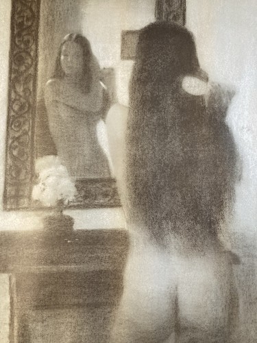 Belle lithographie femme - , nu