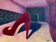 Art contemporain tableau peinture à l'huile sur toile œuvre originale signée