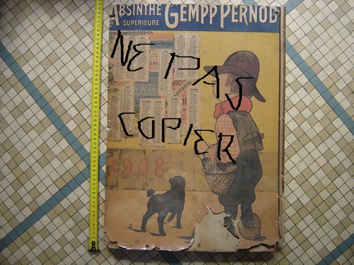 Affiche calendrier 1908 - affiche,