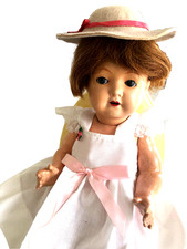 poupée ancienne,30cm;tète en