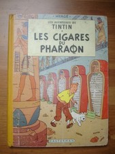 7394 Hergé Tintin Les Cigares du Pharaon 1955 originale