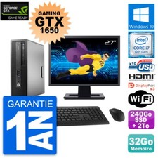 PC HP 800 G2 SFF Ecran 27"