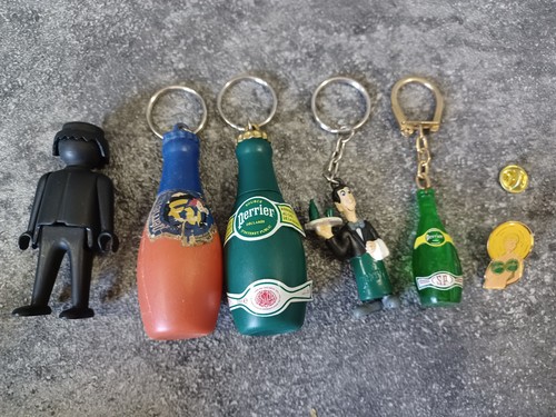 Perrier lot 4 porte clés - -,